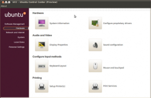 Ubuntu Control Center (UCC)